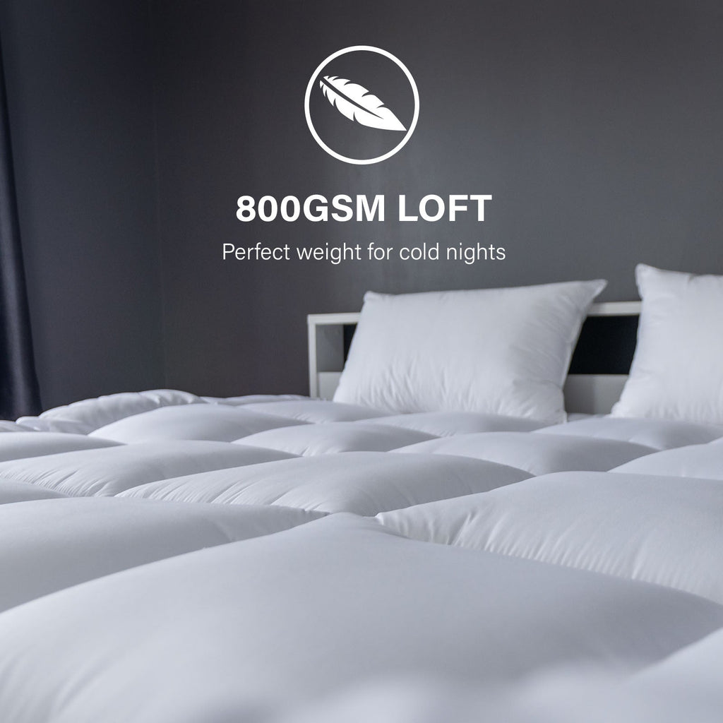 Royal Comfort 800GSM Silk Quilt - Double