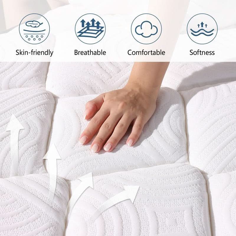 Full-Size 10-Inch Hybrid Memory Foam Mattress Pressure-Relief-1