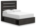 Hollivern panel storage bed
