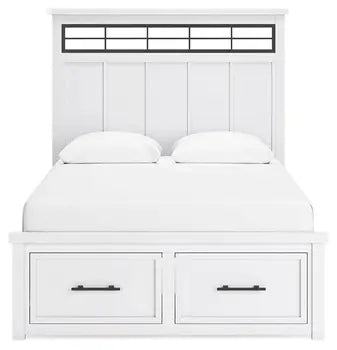 Ashbryn panel storage bed alternate view