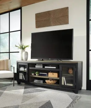 Foyland XL TV stand storage view