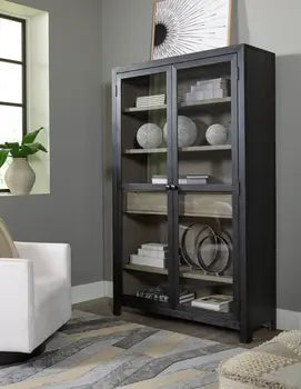 Lenston accent cabinet detail view