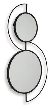 Alternate view of the Shayham accent mirror