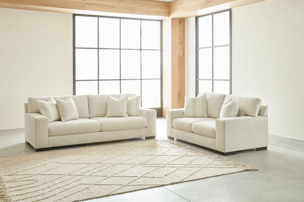 Maggie living room set loveseat angle