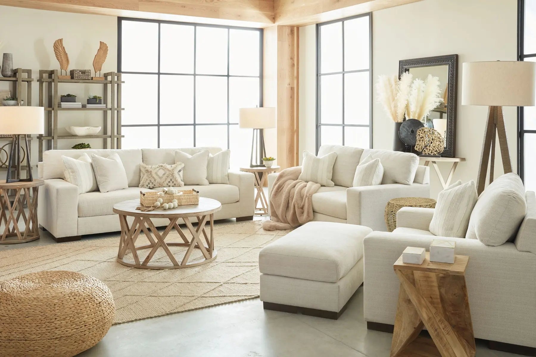 Maggie living room set sofa angle