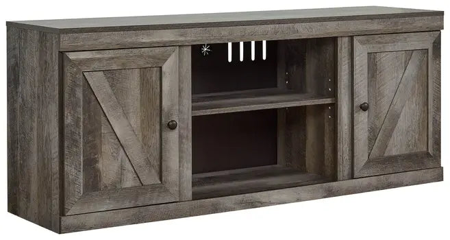 Wynnlow TV stand with fireplace option